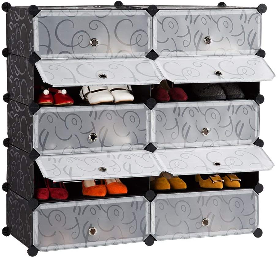 DIY Portable Shoe Rack Storage Shelf Organizer