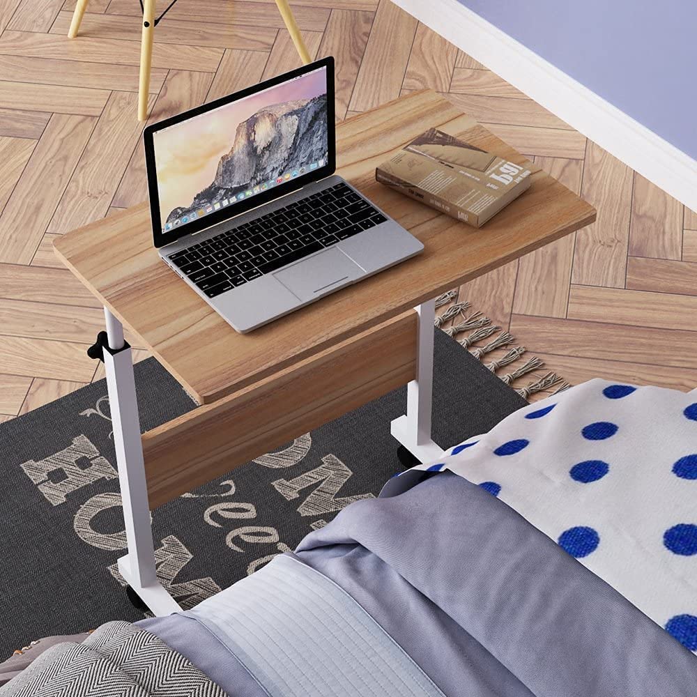 Adjustable Height Laptop Table 90 x 80 cm