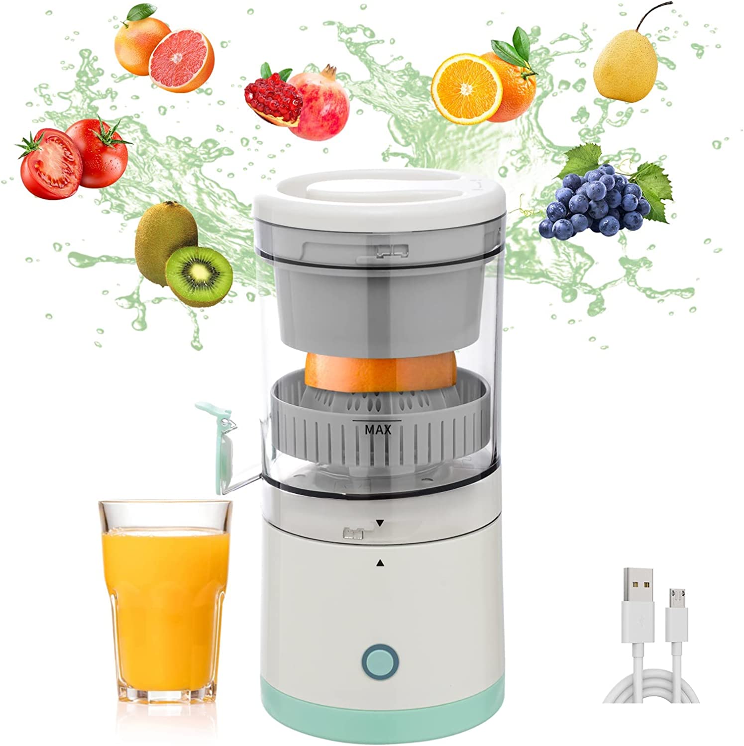 Electric USB Rechargeable Citrus Juicer