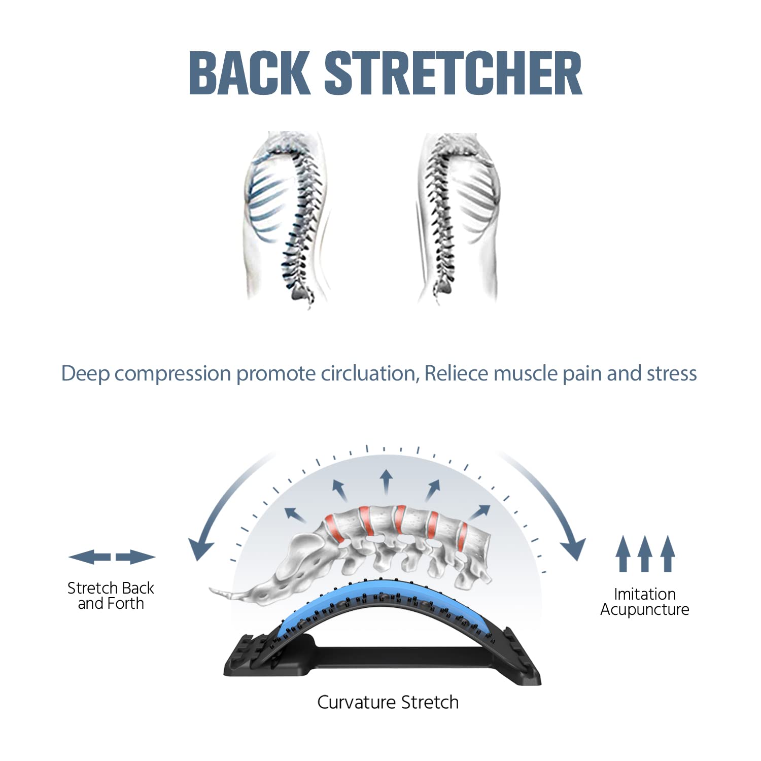 Back Stretcher for Lower Back Pain Relief