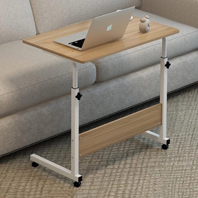 Adjustable Height Laptop Table 90 x 80 cm