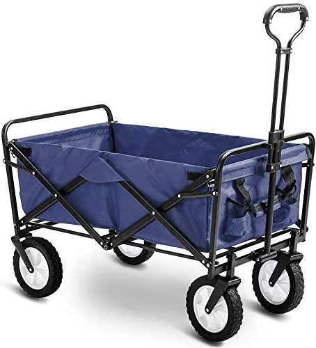 Folding Wagon Cart Foldable Heavy Duty Outdoor Trolley