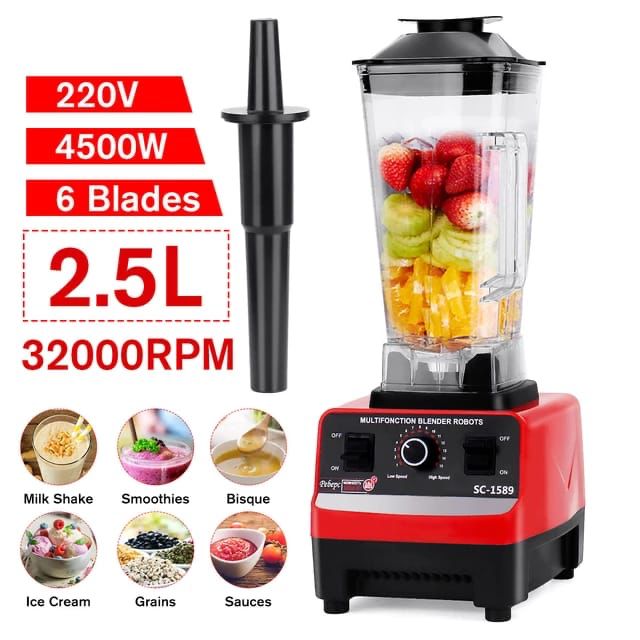 Silver Crest Multi Blender Mixer Juicer 5500W