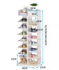 Wooden Shoe Rack Vertical Design Shoes Storage