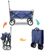 Folding Wagon Cart Foldable Heavy Duty Outdoor Trolley