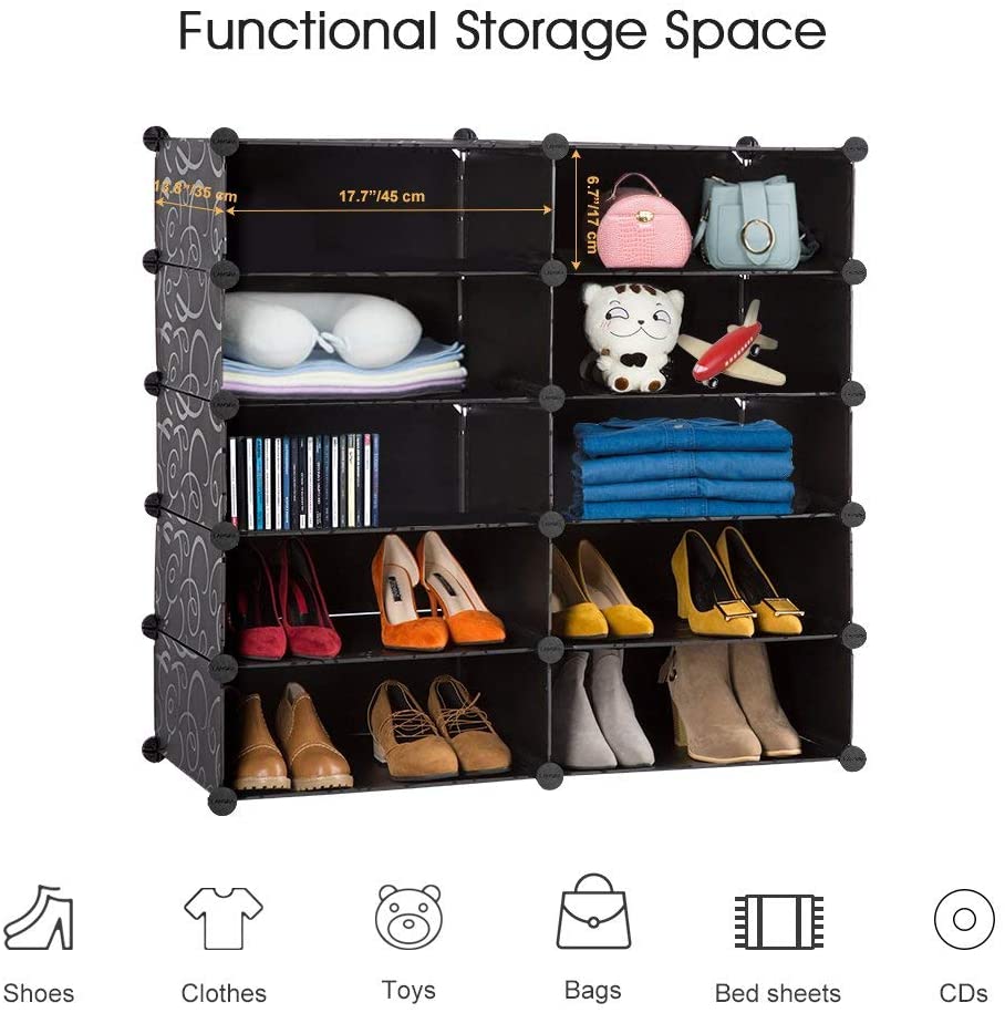 DIY Portable Shoe Rack Storage Shelf Organizer