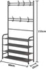 Coat Rack Storage Shelf Shoe Rack