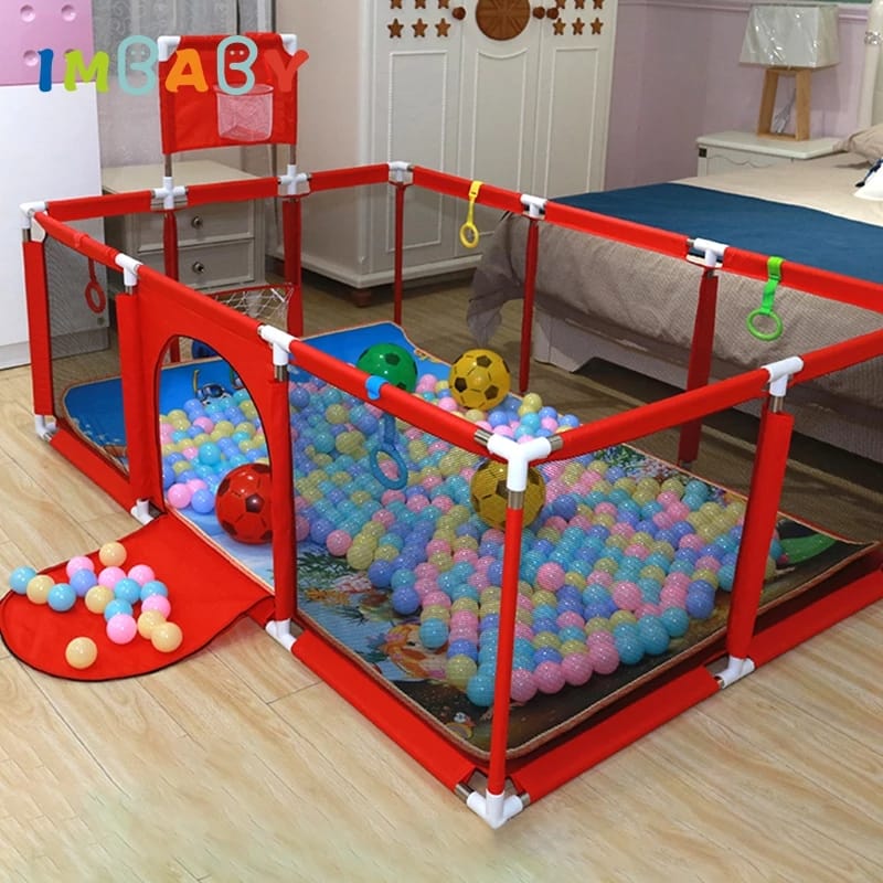 Large Portable Play Pen for Twin Baby and Toddler