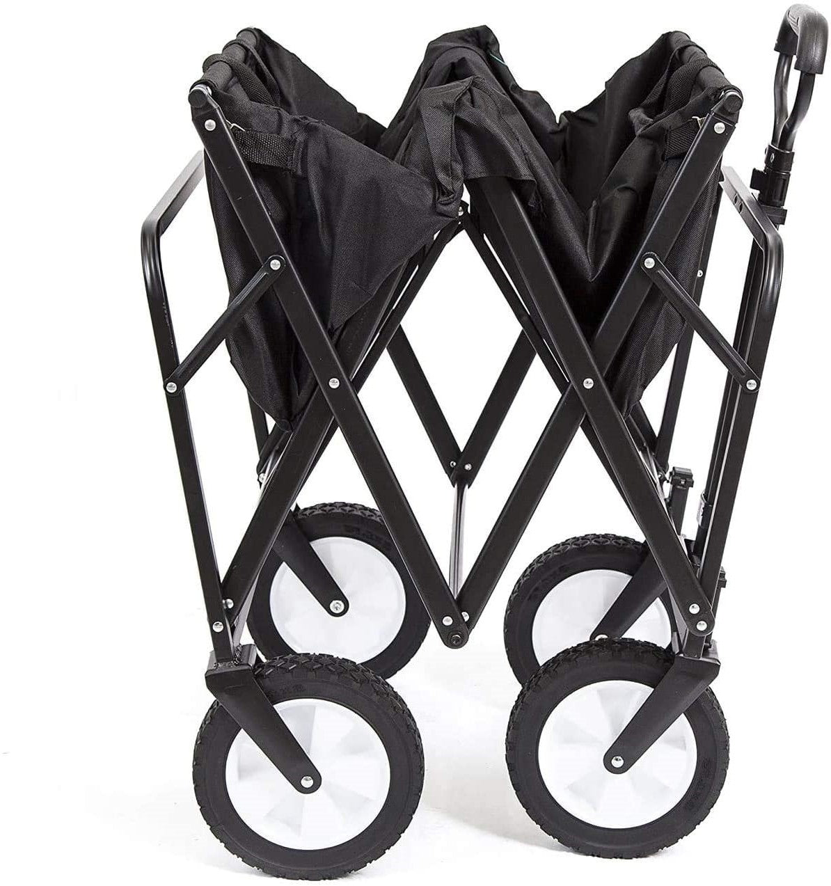 Folding Wagon Cart Foldable Heavy Duty Outdoor Trolley