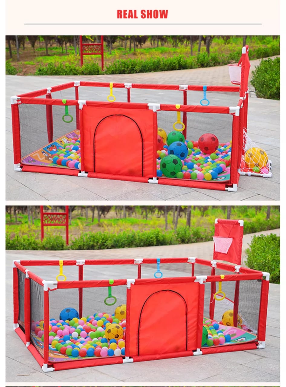 Large Portable Play Pen for Twin Baby and Toddler