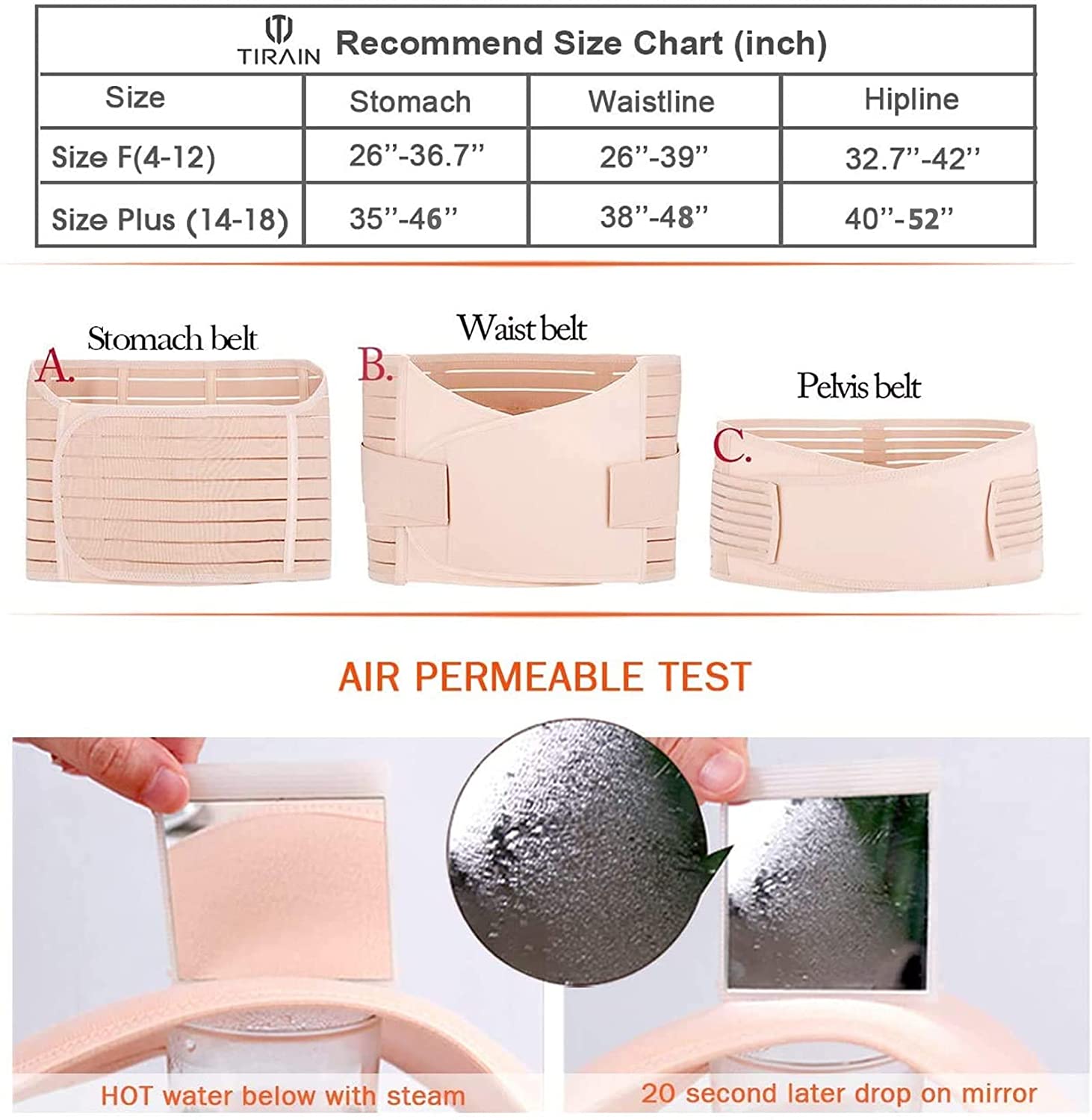 3 in 1 Postpartum Belly Band Belt For Women