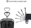 Folding Wagon Cart Foldable Heavy Duty Outdoor Trolley