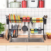 Metal Kitchen Dish Drying Rack over the Sink