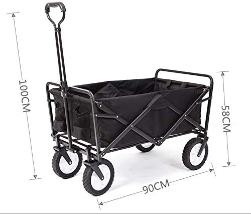 Folding Wagon Cart Foldable Heavy Duty Outdoor Trolley