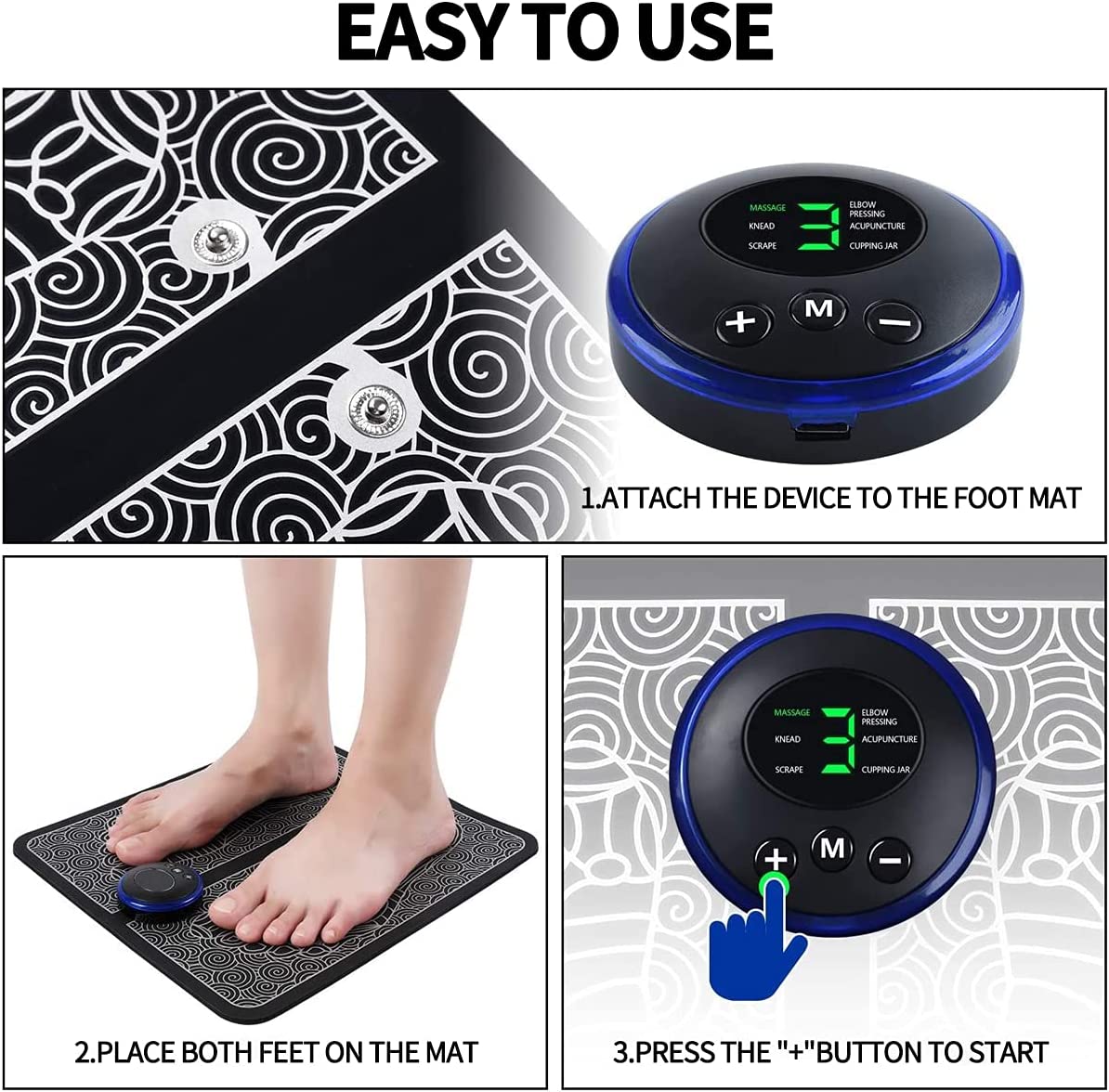 Electric Foot Massager EMS Electric Muscle Stimulator