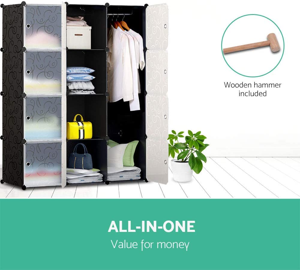 DIY Portable Wardrobe for Hanging Clothes