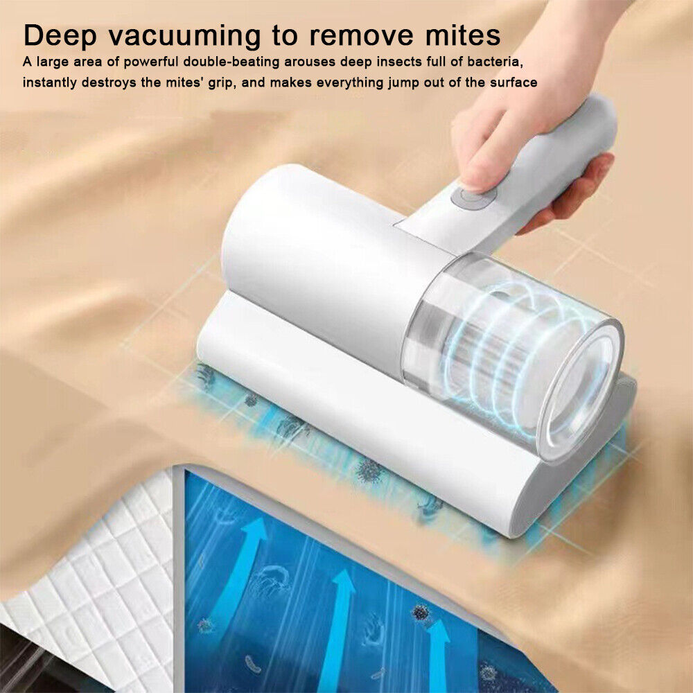 Handheld Mite Remover Home Bed Mattress Vacuum Sofa Cleaner Charging UV Cleaner