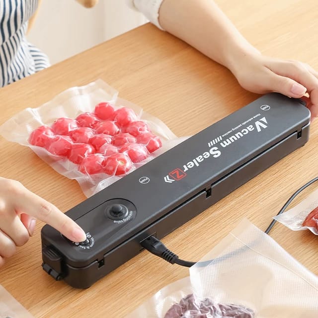 Automatic Vacuum Sealer Sealing Machine Food Sealer Preservation & LED Indicator Dry & Moist Modes