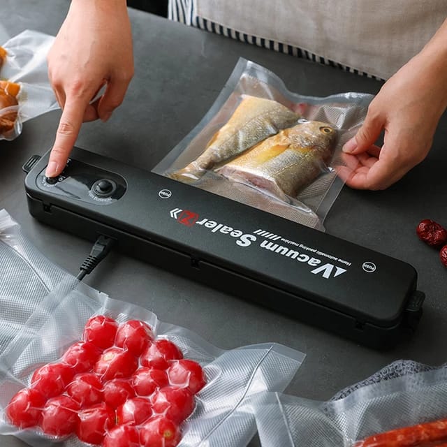 Automatic Vacuum Sealer Sealing Machine Food Sealer Preservation & LED Indicator Dry & Moist Modes