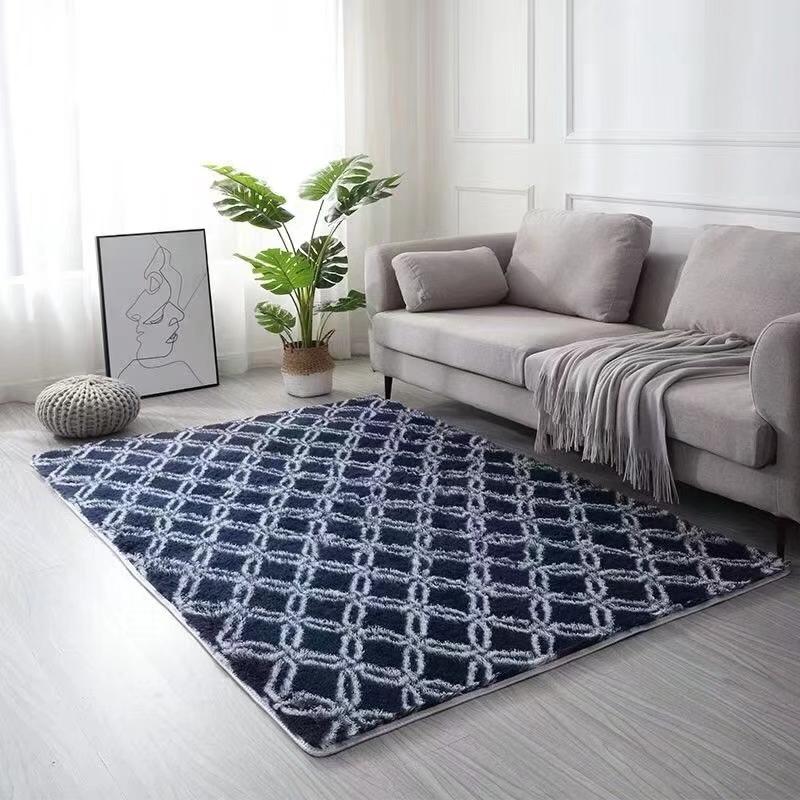 Modern Design Floor Rug Ultra Soft Fluffy & Shaggy Carpet 160x210 cm