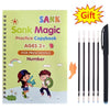 Children's Magic Sank Copybook English & Arabic - 4 Pcs